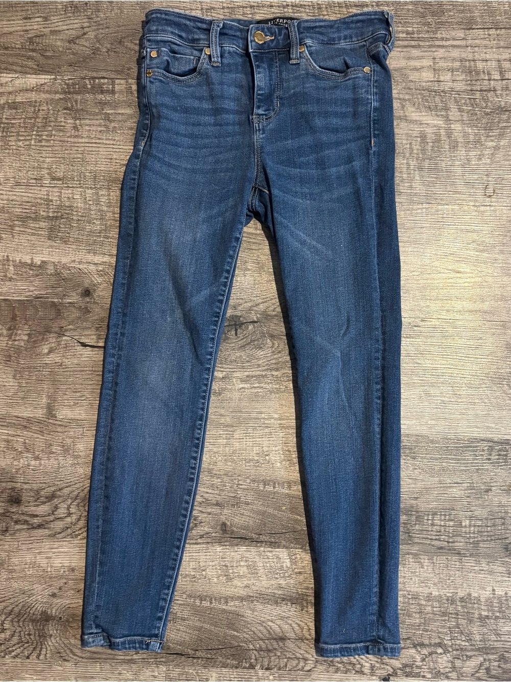 Liverpool Jeans Women’s 2 Petite Blue Ankle Skinny Denim